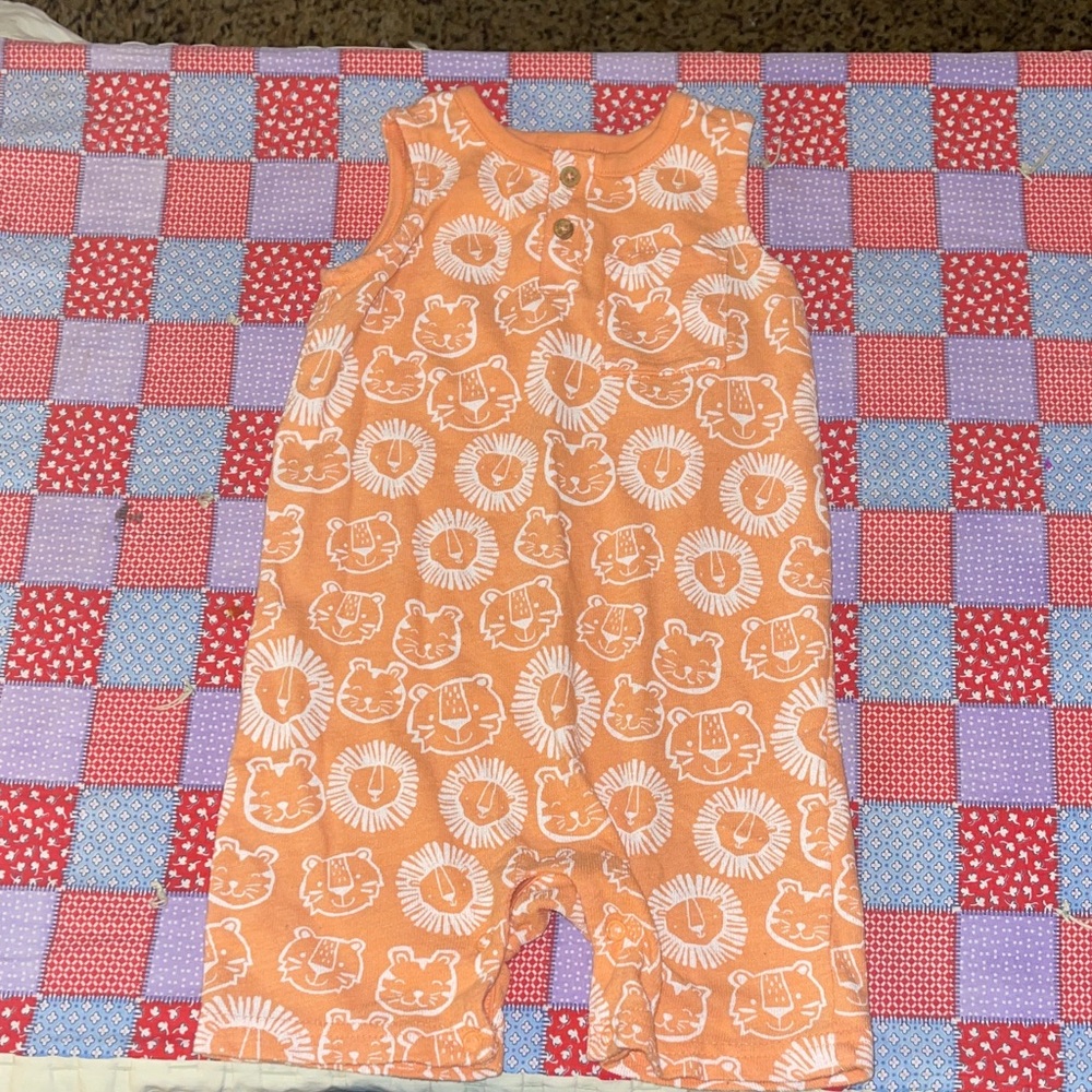 🎉Garanimals Vibrant Orange Baby Outfit. E330